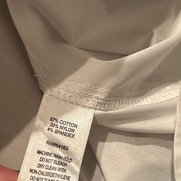 Marc New York White Ruffle flutter cap Sleeve baby doll Top size XL - Picture 9 of 9